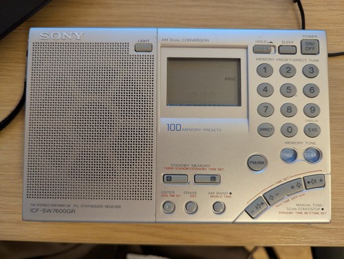 Sony icf sw7600gr portable - sony,