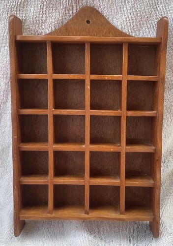 Wooden thimble display case - thimble,