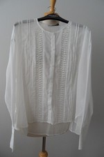 Zara White Blouse Generous XS