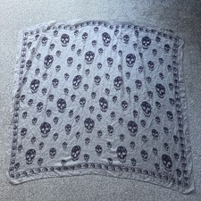 Alexander McQueen Silk Skull