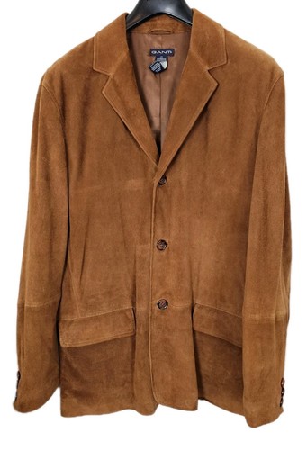 Gant suede blazer jacket - gant,