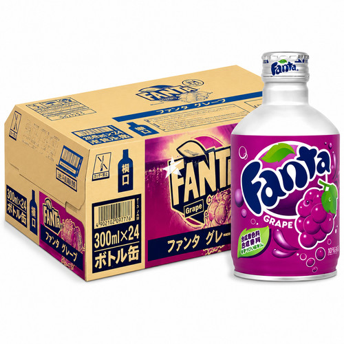 Fanta grape metal can - fanta, 300ml
