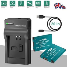 2PCS Battery+Charger For Canon