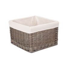 Square Antique Wash Wicker