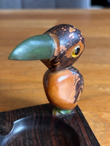 Vintage nut bird ash tray - vintage,