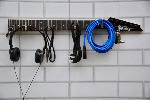 Guitar neck hanger - guitar,