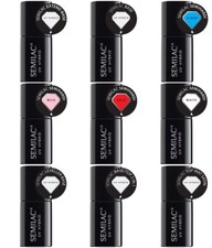 UV Hybrid Semilac Nail Gel Polish All TOP + BASE and All HARDI 