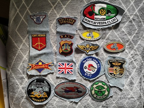 Scooter rally patches rare - rally,