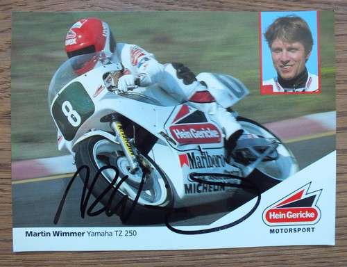 Autograph card martin wimmer - autograph,