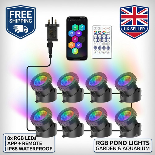 Rgb pond lights - rgb, underwater