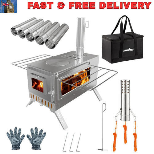 Large tent stove portable - tent,