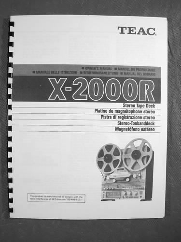 One new copy teac 2000r - one,
