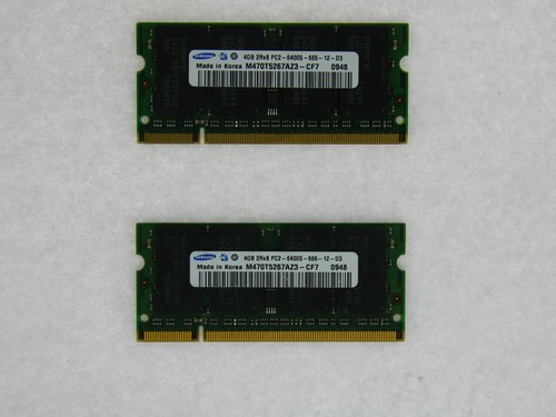 8gb 2x4gb pc6400s ddr2 800 - pc6400s, ddr2-800