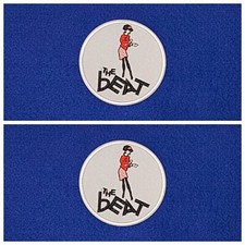 A Pair Of Ska, Two Tone Patches Sew / Iron On Badges (q) The Beat