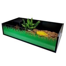 Vivexotic Tortoise Table Black Grey Oak Vivarium Cabinet Durable Easy Assemble