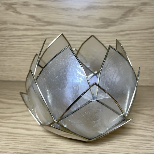 Vintage capiz shell artichoke - capiz,