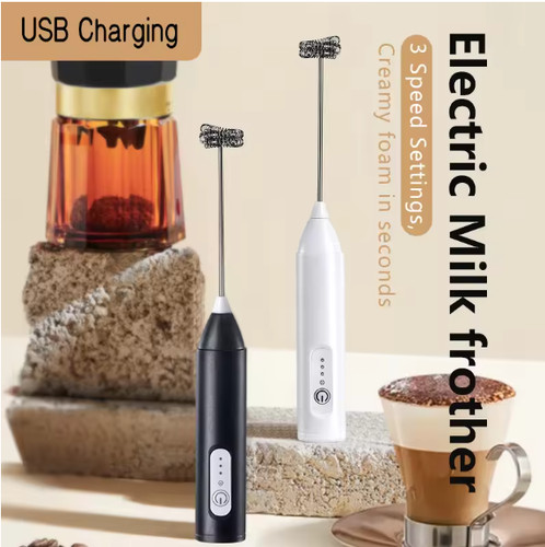 Electric milk frother handheld - milk,