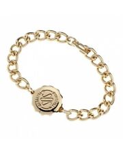 SOS Talisman Gents Gold Plated Bracelet