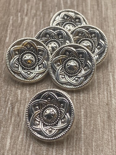 Shank buttons 15mm antique - buttons,