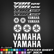 13x YAMAHA YBR 125 Vinyl Decal