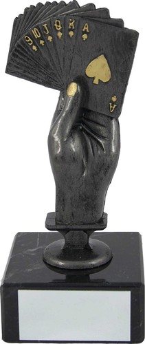 Poker card trophies - poker/card, antique