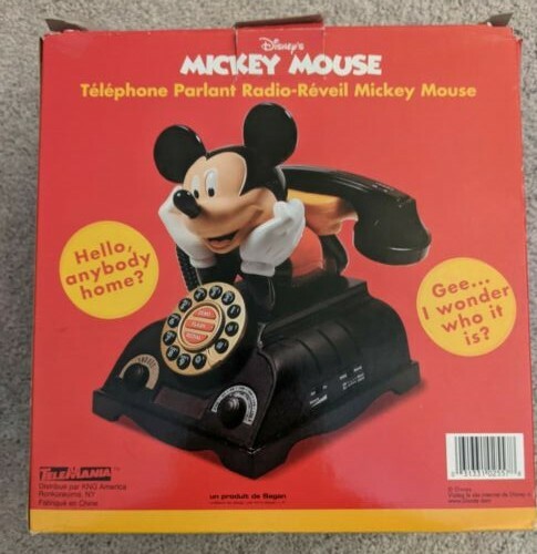 Disney mickey talking alarm - mickey,