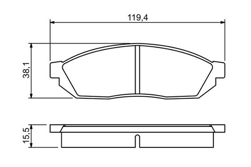 New brake pad - brake,
