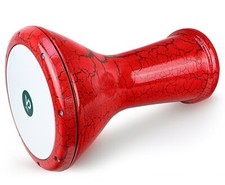 Oriental Professional Darbuka Dumbek Drum Cast Aluminum with Spare Skin Bag