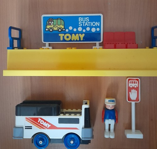 Tomy train bus driver and - train,