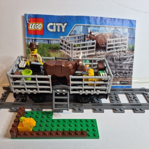 Lego city train wagon with - with, cow