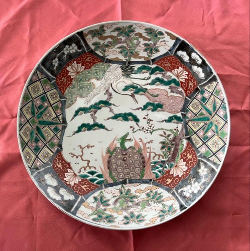 Japanese imari large charger - imari,