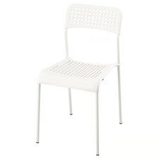 IKEA SANDSBERG Stackable Dining Chair Black or White Lightweight Kitchen Chair