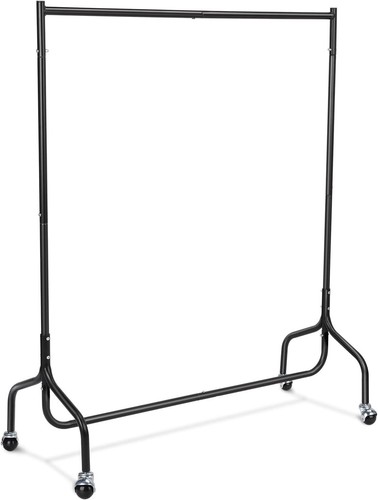 6ft black garment - garment, rail
