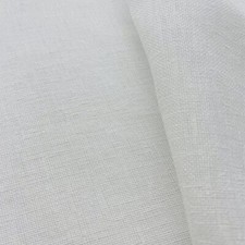 White Sheer Fabric Soft Linen