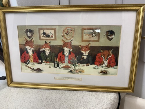 The fox hunt breakfast on - the,