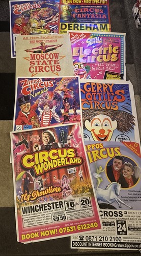 Lot circus posters - of,