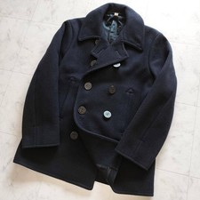 BUZZ RICKSON'S Pea Coat Wool