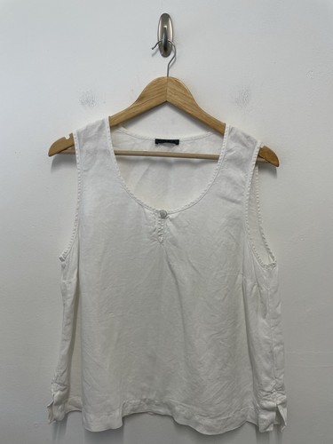 Oska 100 linen vest - vest, top