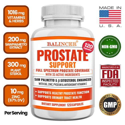 Prostate supplement 120 - supplement, 30/60/120