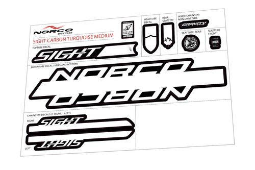 Norco sight carbon mtb - sight, frame