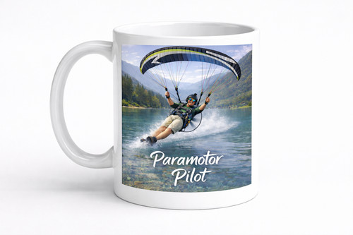 Paramotor pilot mug - mug, gift