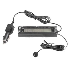 Car Temperature Voltage Clock