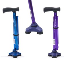 All-Terrain Walking Stick HurryCane Height Adjustable Pivoting Hurry Cane