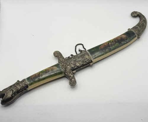 Decorative curved dagger - decorative,