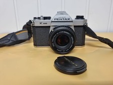 Pentax K1000 35mm Film SLR Manual Camera + Pentax-M 50/1.7 smc Lens - 