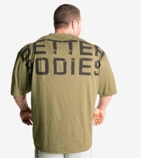 Better Bodies T shirt Large XL XXL Gasp Gym Bodybuilding  Explosive Fibres Golds