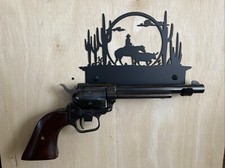 Heritage Rough Rider Pistol Gun Wall Mount Display Rack Holder Western Cowboy