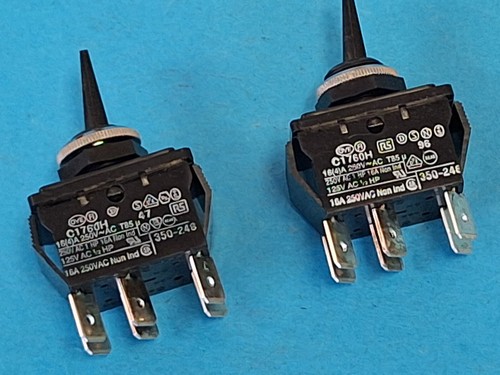 Toggle switch dpdt with - switch, ~