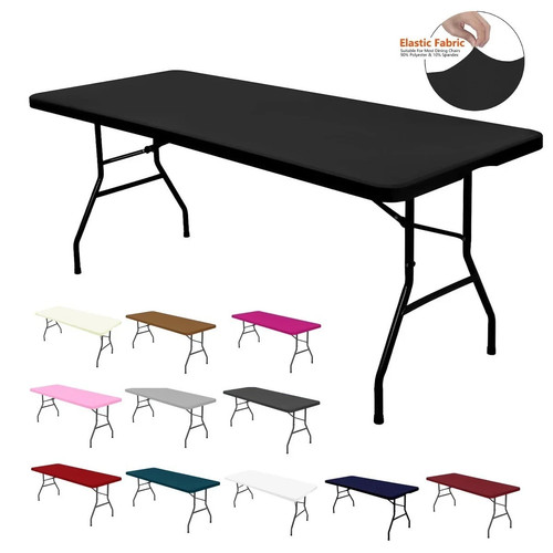 Folding trestle table - folding,