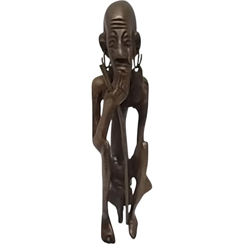 Handcrafted brass statue - statue,